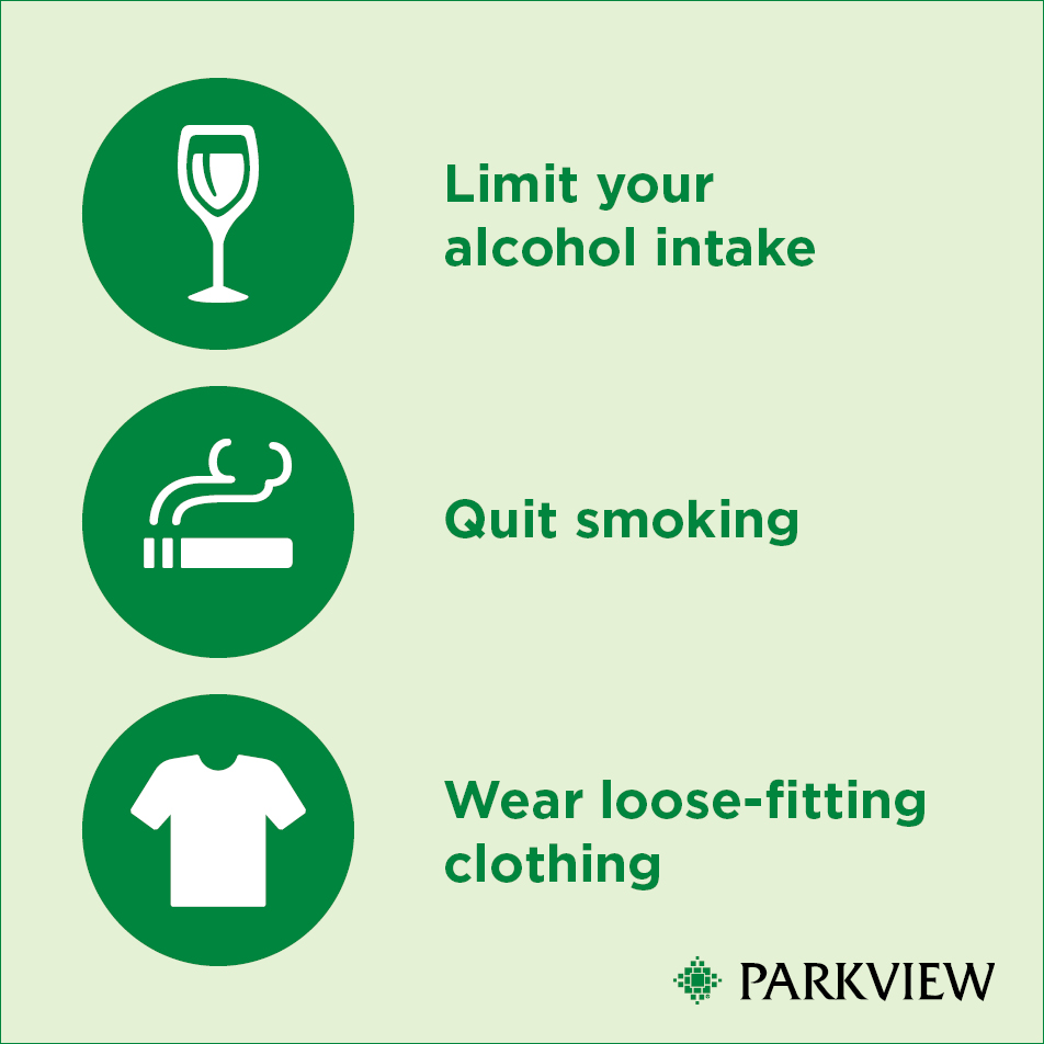 Mitigating symptoms of acid reflux and GERD during the holidays